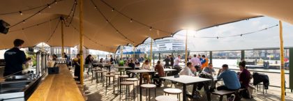 Stadshaven Brouwerij opent terras aan de Merwehaven