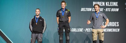 Eerste vrouwelijke mbo-student verovert goud NL kampioenschap bouwtimmeren