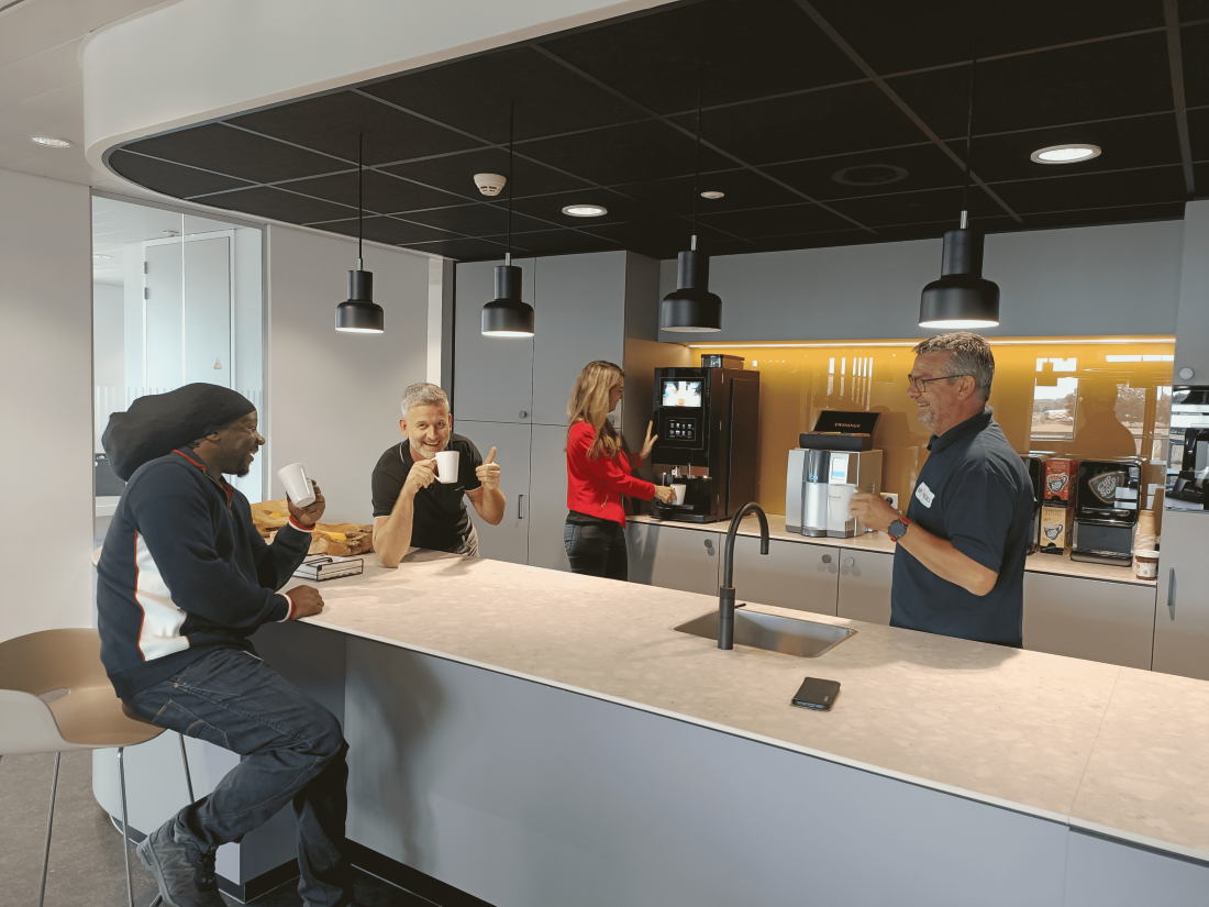 Mauri Technology heeft de beste koffiecorner van Breda