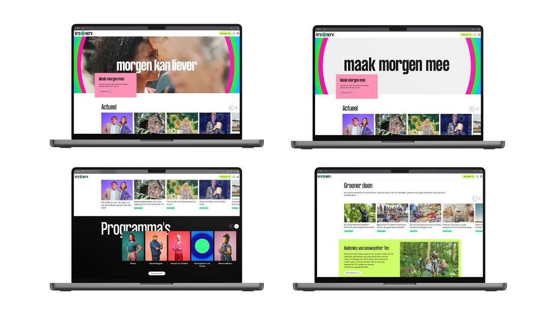Ontwerpbureau thonik ontwerpt nieuwe visuele identiteit KRO-NCRV  