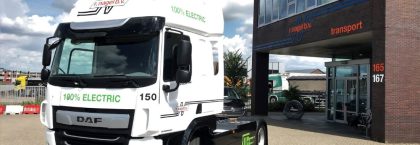 Truckland levert elektrische DAF CF Electric aan Transportbedrijf R. Nagel