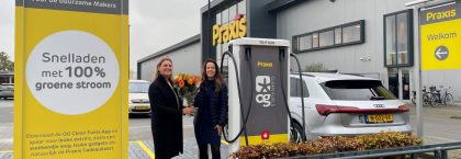 Praxis biedt snelladers van OG Clean Fuels aan