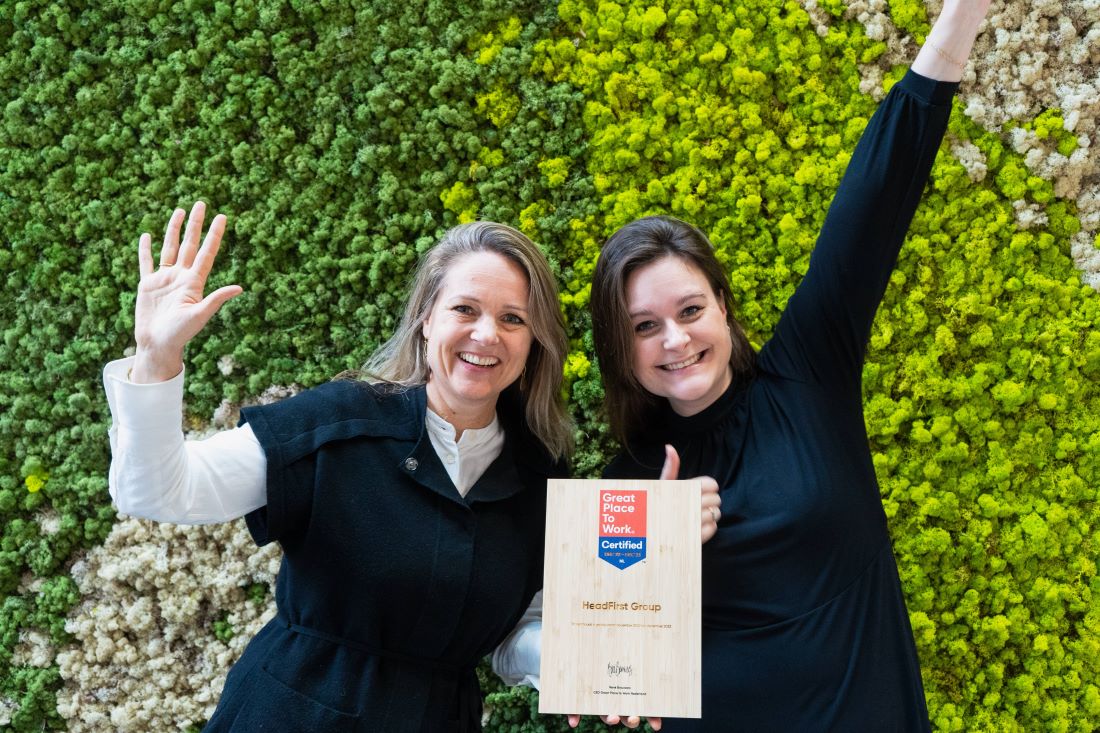 HeadFirst Group officieel erkend als Great Place To Work