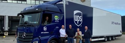 UPS SCS Europe zet HVO100 biobrandstofvrachtwagens in