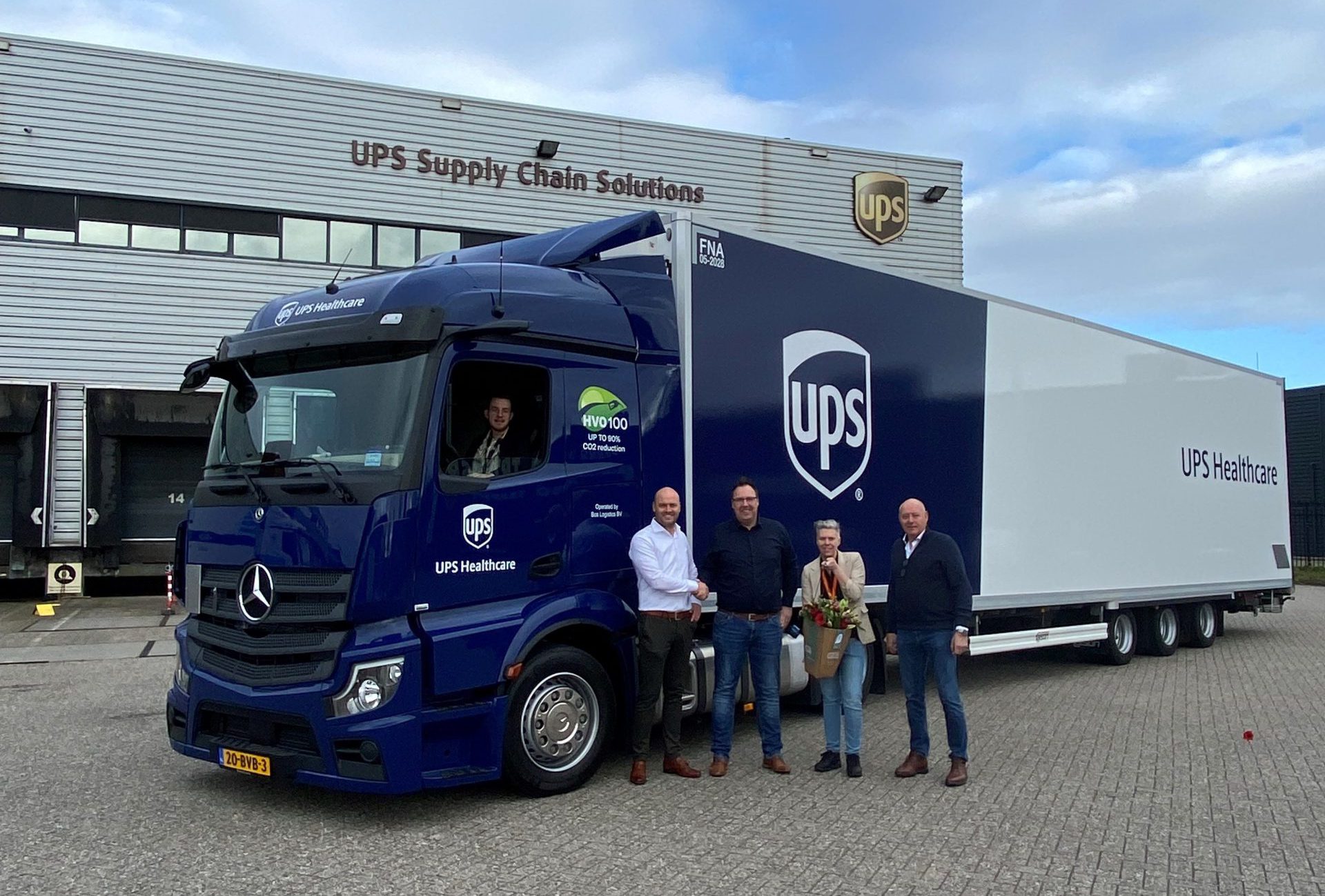 UPS SCS Europe zet HVO100 biobrandstofvrachtwagens in