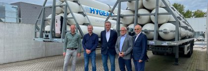 HyGear en Rijngas werken samen voor groene waterstof.