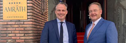 David Dreese en Joris Rietveld vormen het nieuwe bestuur van Amrâth Hôtels & Restaurants