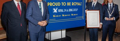 Royal J.M. de Jong Group BV ontvangt het predicaat Koninklijk