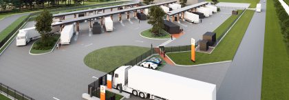 Milence's tweede laadhub in Nederland voor e-trucks