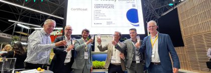 Houtlab gecertificeerd met certificaat Construction Stored Carbon